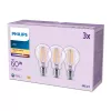 Philips filamenttilamppu kirkas 60 W A60 E27 x3, 7 W, 60 W, E27, 806 lm, 15 000 h, lämmin valkoinen