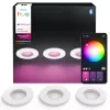 Philips Hue White and Colour Ambience kolmen pakkaus Xamento upotettava spotti