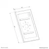 Tablettikotelo Neomounts WL15-603BL1 — lukittava yleiskotelo 14,6 tuuman (37,1 cm) tableteille, musta