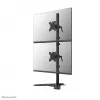 Neomounts Dual-monitoriteline DS45-600BL2V kahdelle näytölle 10–32
