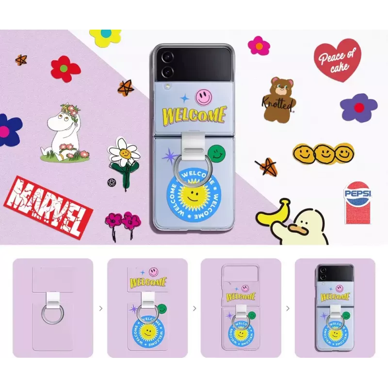 Samsung EF-OF721CTEGWW puhelinkotelo kuori läpinäkyvä