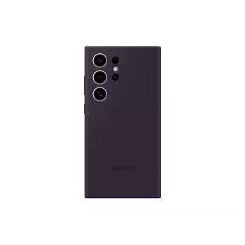 Kuori Samsung Galaxy S24 Ultra silikonikotelo tummanvioletti