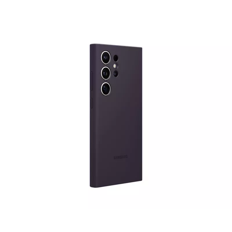 Kuori Samsung Galaxy S24 Ultra silikonikotelo tummanvioletti
