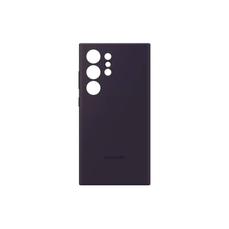 Kuori Samsung Galaxy S24 Ultra silikonikotelo tummanvioletti