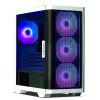 Zalman M4 WHITE tietokonekotelo Mini Tower musta, valkoinen