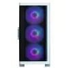 Zalman M4 WHITE tietokonekotelo Mini Tower musta, valkoinen