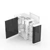 Zalman M4 WHITE tietokonekotelo Mini Tower musta, valkoinen