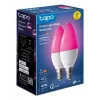 TP-Link Tapo L430C älylamppu, 2 kpl:n pakkaus, monivärinen, E14