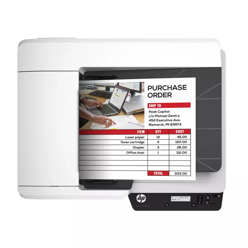 HP Scanjet Pro 3500 f1 -tasoskanneri ja ADF-skanneri 1200 x 1200 DPI A4 harmaa