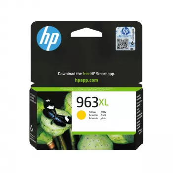 HP 963XL High Yield keltainen alkuperäinen mustepatruuna