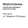 HP 912XL High Yield magenta alkuperäinen mustepatruuna, magenta, 1 kpl, 700 sivua