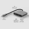 TP-Link UH3020C USB-keskitin USB Type-C 5000 Mbit/s harmaa