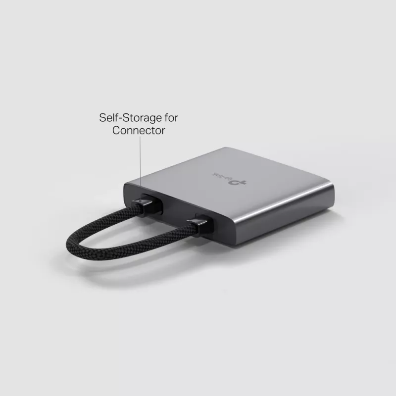 TP-Link UH3020C USB-keskitin USB Type-C 5000 Mbit/s harmaa