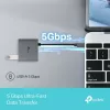 TP-Link UH3020C USB-keskitin USB Type-C 5000 Mbit/s harmaa