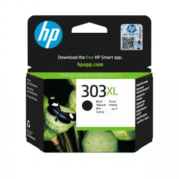 HP 303XL musta alkuperäinen mustepatruuna, suuri sivumäärä, musta, 1 kpl, 600 sivua