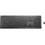 HP Wireless Premium -näppäimistö täysikokoinen musta RF langaton kalvokytkin