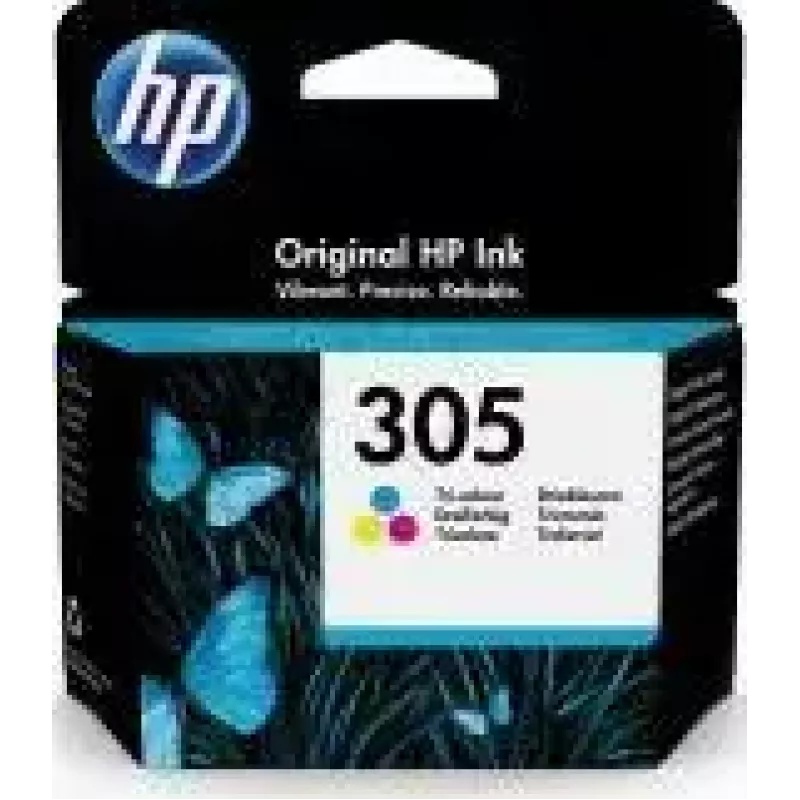 HP 305 1 kpl alkuperäinen vakiokapasiteetti syaani, magenta, keltainen