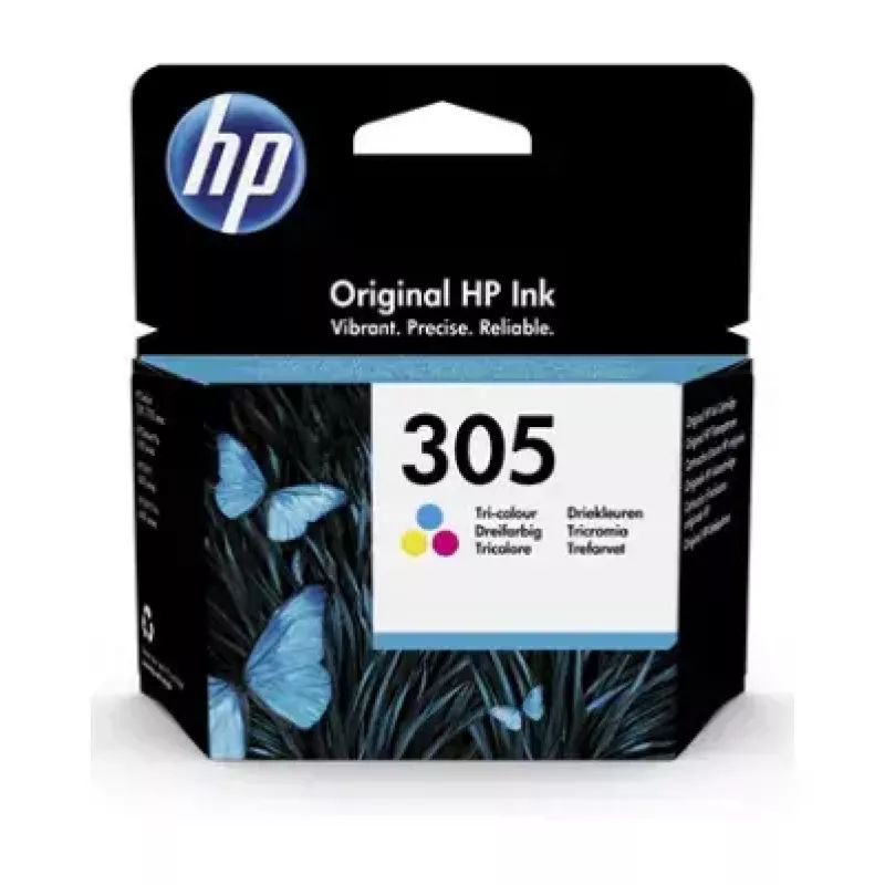 HP 305 1 kpl alkuperäinen vakiokapasiteetti syaani, magenta, keltainen