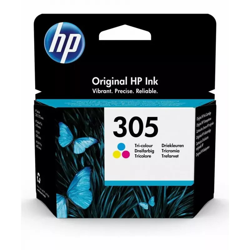 HP 305 1 kpl alkuperäinen vakiokapasiteetti syaani, magenta, keltainen