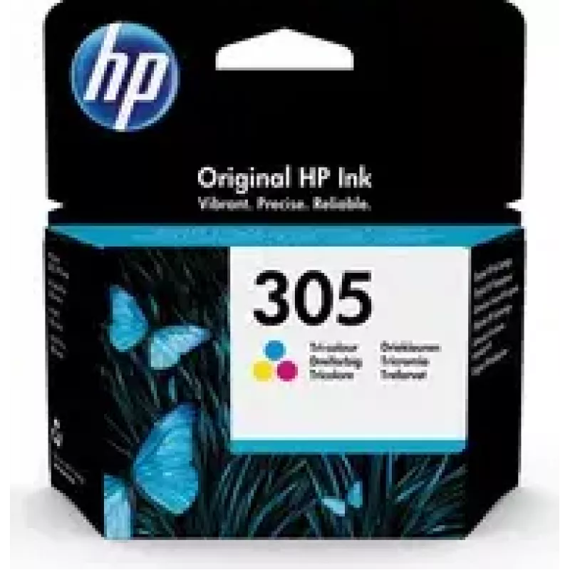 HP 305 1 kpl alkuperäinen vakiokapasiteetti syaani, magenta, keltainen