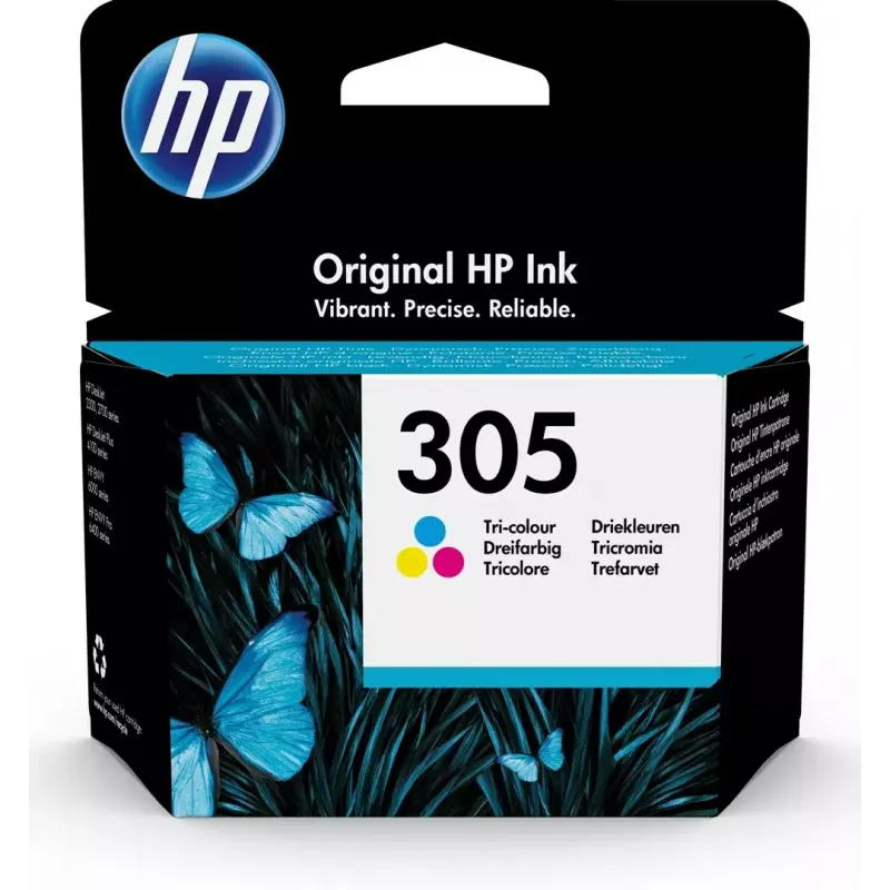 HP 305 1 kpl alkuperäinen vakiokapasiteetti syaani, magenta, keltainen