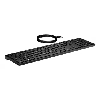 HP Wired Desktop 320K näppäimistö täysikokoinen USB musta 1,8 m kaapeli