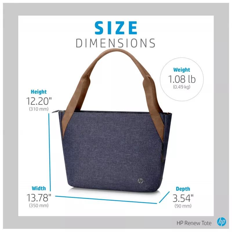 Top loader -laukku HP Renew 14 Navy Tote