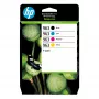 HP 963 4 kpl:n pakkaus musta/syaani/magenta/keltainen alkuperäisiä mustepatruunoita