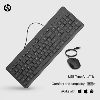 Hiiri HP 150 johdollinen hiiri ja näppäimistö USB