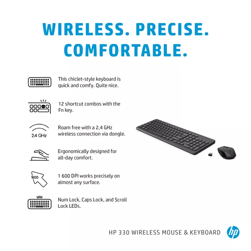 HP 330 langaton hiiri- ja näppäimistöyhdistelmä