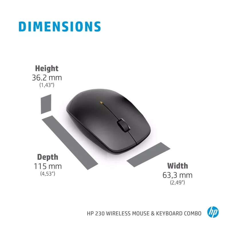 HP 230 langaton hiiri- ja näppäimistöyhdistelmä