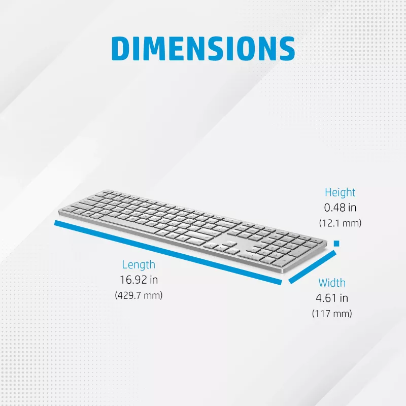 HP 970 ohjelmoitava langaton näppäimistö