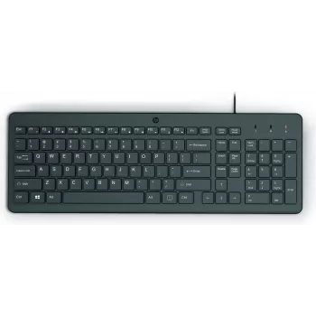 HP 150 johdollinen näppäimistö täysikokoinen USB musta 664R5AA#ABD
