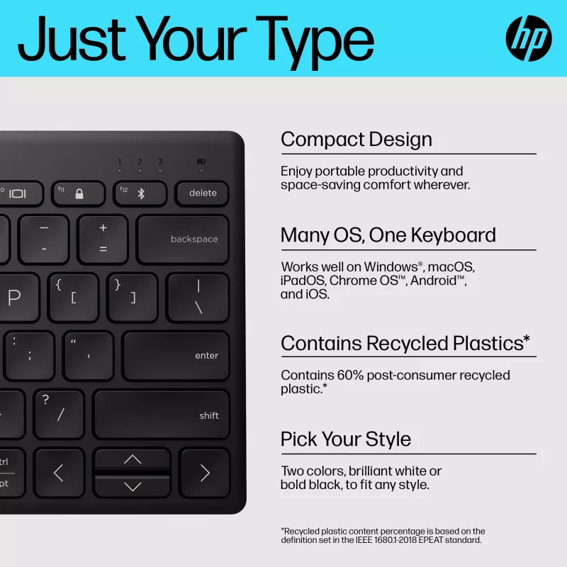 HP 350 kompakti monilaite Bluetooth -näppäimistö