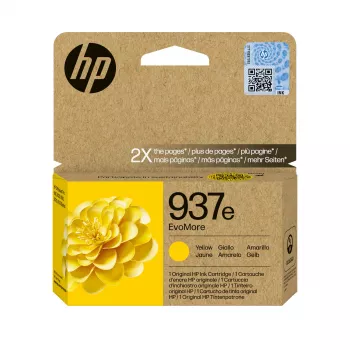 HP 937e EvoMore keltainen alkuperäinen mustekasetti