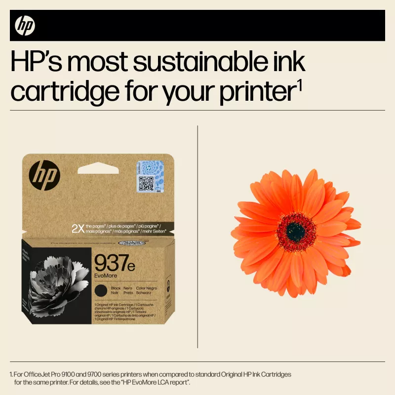 Mustekasetti HP 4S6W9NE (M0509827) musta – alkuperäinen HP-mustekasetti