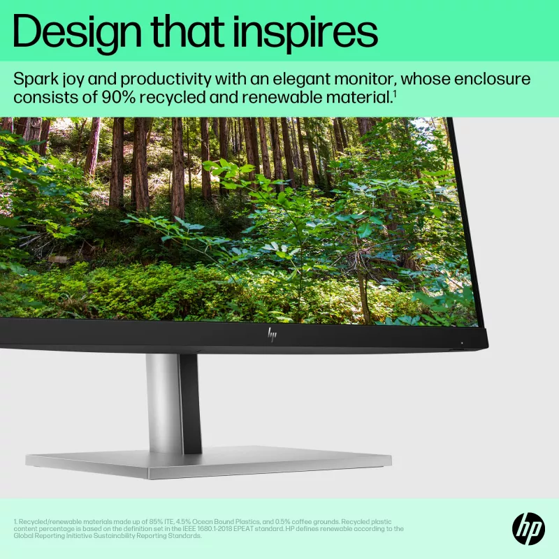 HP E-Series E22 G5 FHD näyttö, 54,6 cm (21,5 tuumaa), Full HD, LCD, 5 ms (kunnostettu)