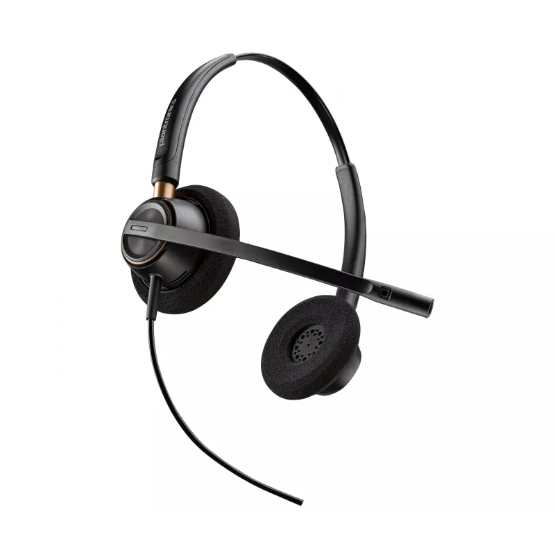 HP Poly EncorePro 520 binaural-kuuloke +Quick Disconnect, 74 g, musta