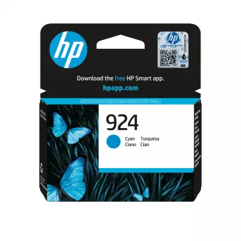 Kasetti HP 924 syaani alkuperäinen muste 4K0U3NE#301