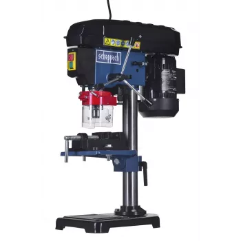 Pöytäporakone Scheppach DP16VLS 500W, teräskotelo, 230–240V, 2500 kierr./min, 13 mm poraistukka, 600×220×435 mm