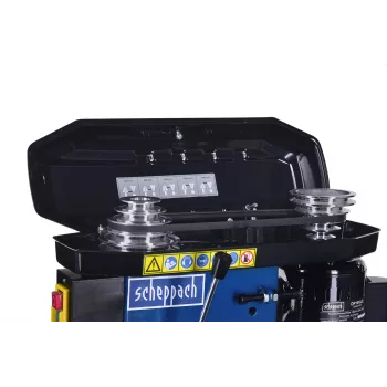 Pöytäporakone Scheppach DP16VLS 500W, teräskotelo, 230–240V, 2500 kierr./min, 13 mm poraistukka, 600×220×435 mm