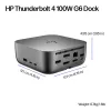HP Thunderbolt 4 100W G6 -telakka