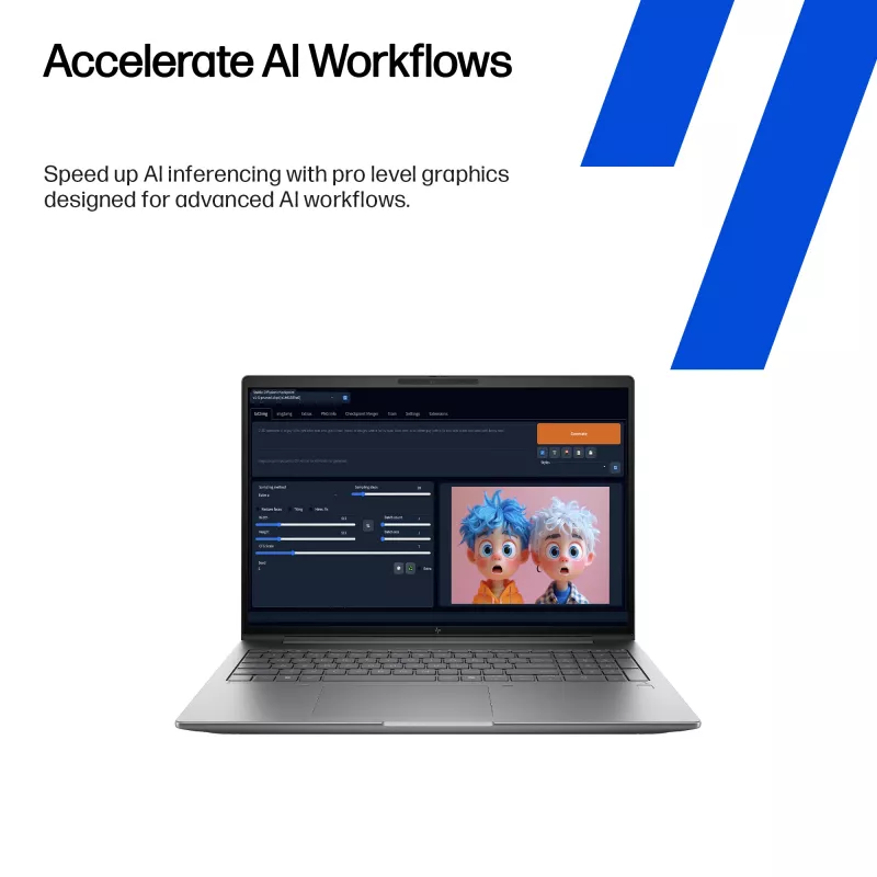 Mobiili työasema HP Zbook X G1i Intel Core Ultra 7 32GB 1TB Nvidia RTX PRO 2000 Windows 11