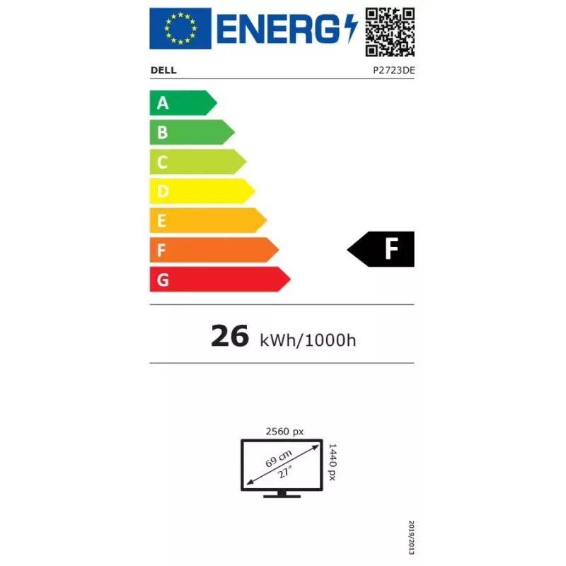 Näyttö DELL P2723DE 27