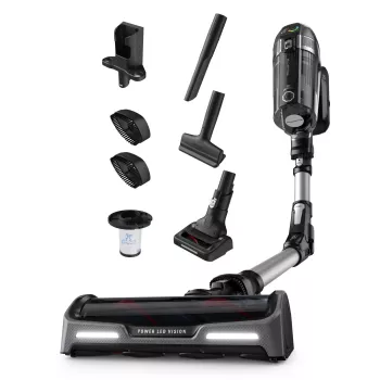 Rowenta X-Force RH9958 2-in-1 -akkupölynimuri akku kuiva HEPA pussiton 0,9 L musta, harmaa