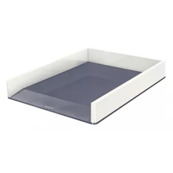 Leitz asiakirjalokero WOW Dual Colour, muovi, metalli, valkoinen, A4, 267 mm, 336 mm, 49 mm