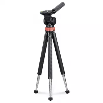 Hama Traveller Pro -jalusta älypuhelin/action-kamera 3 jalkaa musta, punainen