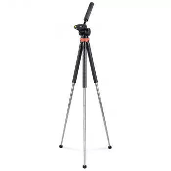 Hama Traveller Pro -jalusta älypuhelin/action-kamera 3 jalkaa musta, punainen
