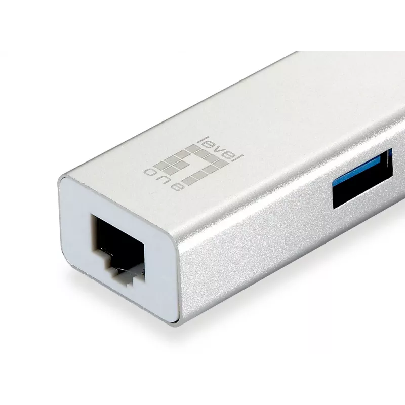 LevelOne Gigabit USB-verkkosovitin, USB-keskitin