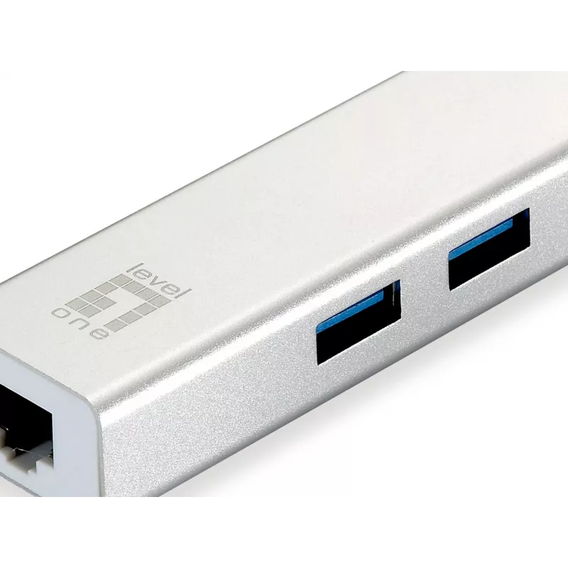 LevelOne Gigabit USB-verkkosovitin, USB-keskitin